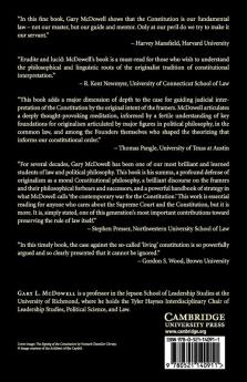 The Language of Law and the Foundations of American Constitutionalism