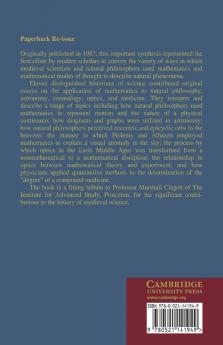 Mathematics and Its Applications to Science and Natural Philosophy in the Middle Ages