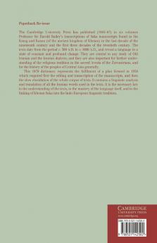 Dictionary of Khotan Saka