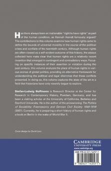 Human Rights in the Twentieth Century