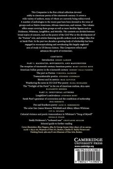The Cambridge Companion to Nineteenth-Century American Poetry