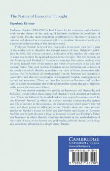 The Nature of Economic Thought
