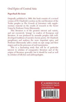 Oral Epics of Central Asia