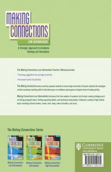 Making Connections Low Intermediate Teacher's Manual