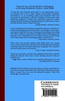 Law and the Borders of Belonging in the Long-Ninteenth-Century United States
