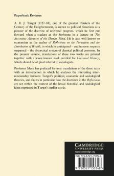Turgot on Progress Sociology and Economics