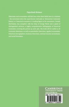 A Bibliography of Historical Economics to 1980