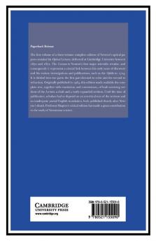 The Optical Papers of Isaac Newton Volume 1