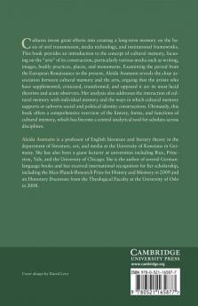 Cultural Memory and Western Civilization