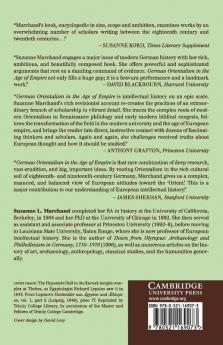 German Orientalism in the Age of Empire