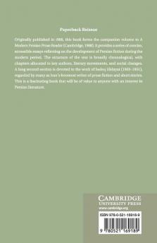 Modern Persian Prose Literature
