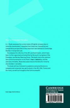 Minority Shareholders' Remedies