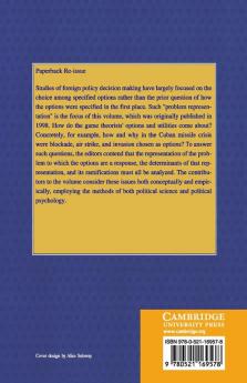 Problem Representation in Foreign Policy Decision Making