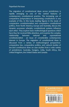 The Migration of Constitutional Ideas