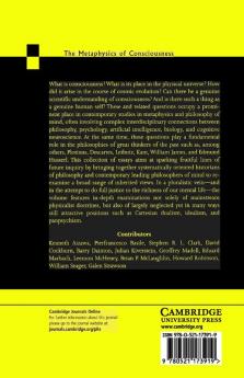 The Metaphysics of Consciousness