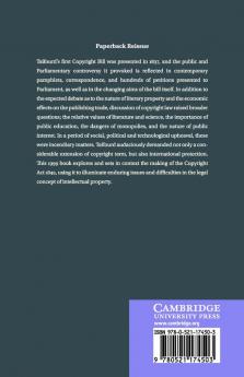 Literary Copyright Reform in Early Victorian England
