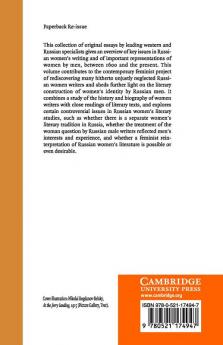Gender and Russian Literature