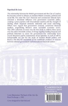 The British Government and the City of London in the Twentieth Century