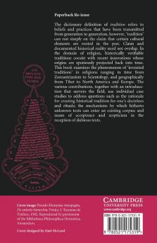 The Invention of Sacred Tradition