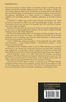 The Tanner Lectures on Human Values