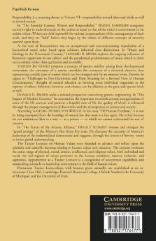 The Tanner Lectures on Human Values