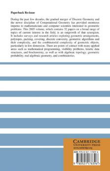 Combinatorial and Computational Geometry