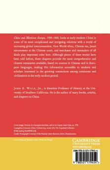 China and Maritime Europe 1500-1800