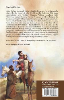 Literature and Heresy in the Age of Chaucer