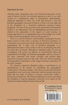 Historical Understanding in Geography