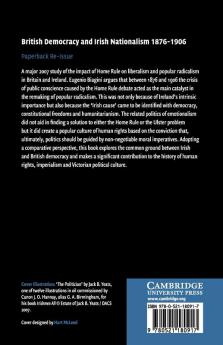 British Democracy and Irish Nationalism 1876 1906
