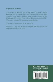 Studies in Islamic Poetry