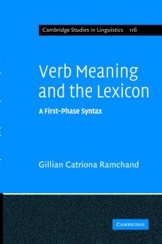 Verb Meaning and the Lexicon