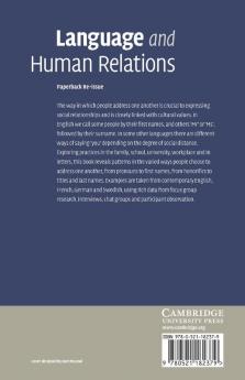 Language and Human Relations