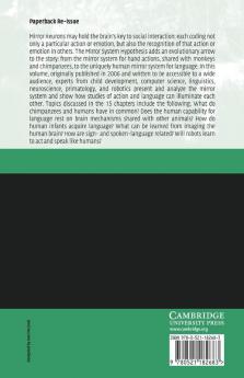 Action to Language Via the Mirror Neuron System