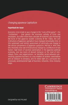 Changing Japanese Capitalism