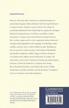 Press Censorship in Caroline England