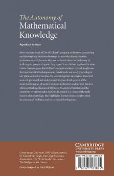 The Autonomy of Mathematical Knowledge