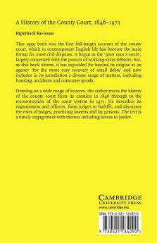 A History of the County Court 1846 1971
