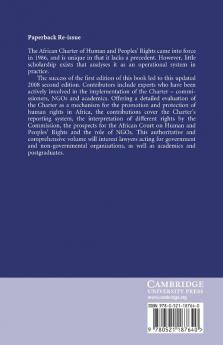 The African Charter on Human and Peoples' Rights