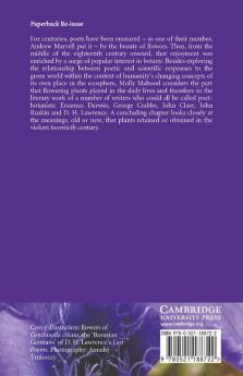 The Poet as Botanist