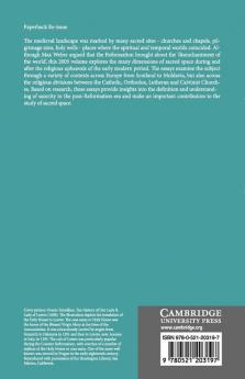 Sacred Space in Early Modern Europe