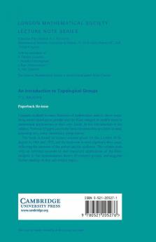 An Introduction to Topological Groups