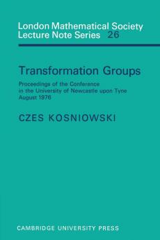 Transformation Groups