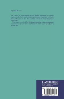 Transformation Groups