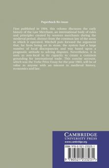 An Essay on the Early History of the Law Merchant