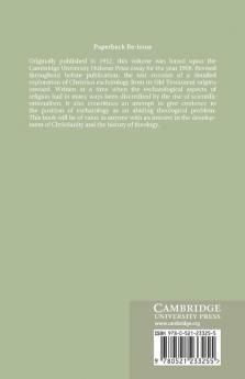 Primitive Christian Eschatology