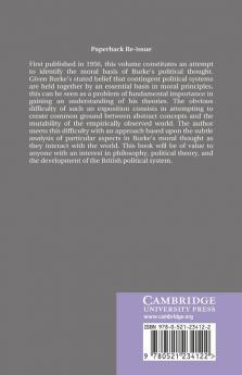 The Moral Basis of Burke's Political Thought