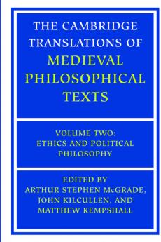 The Cambridge Translations of Medieval Philosophical             Texts
