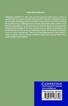 Nutrition and the War