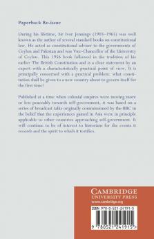 The Approach to Self-Government